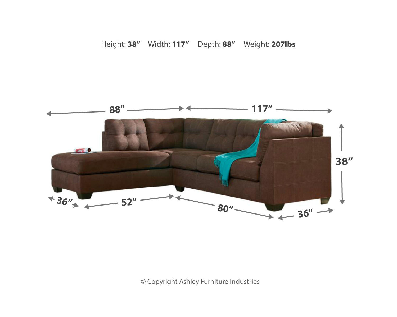 Maier 2-Piece Sectional with Chaise