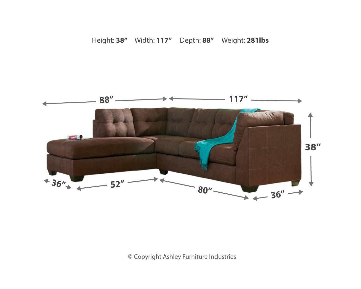 Maier 2-Piece Sleeper Sectional with Chaise