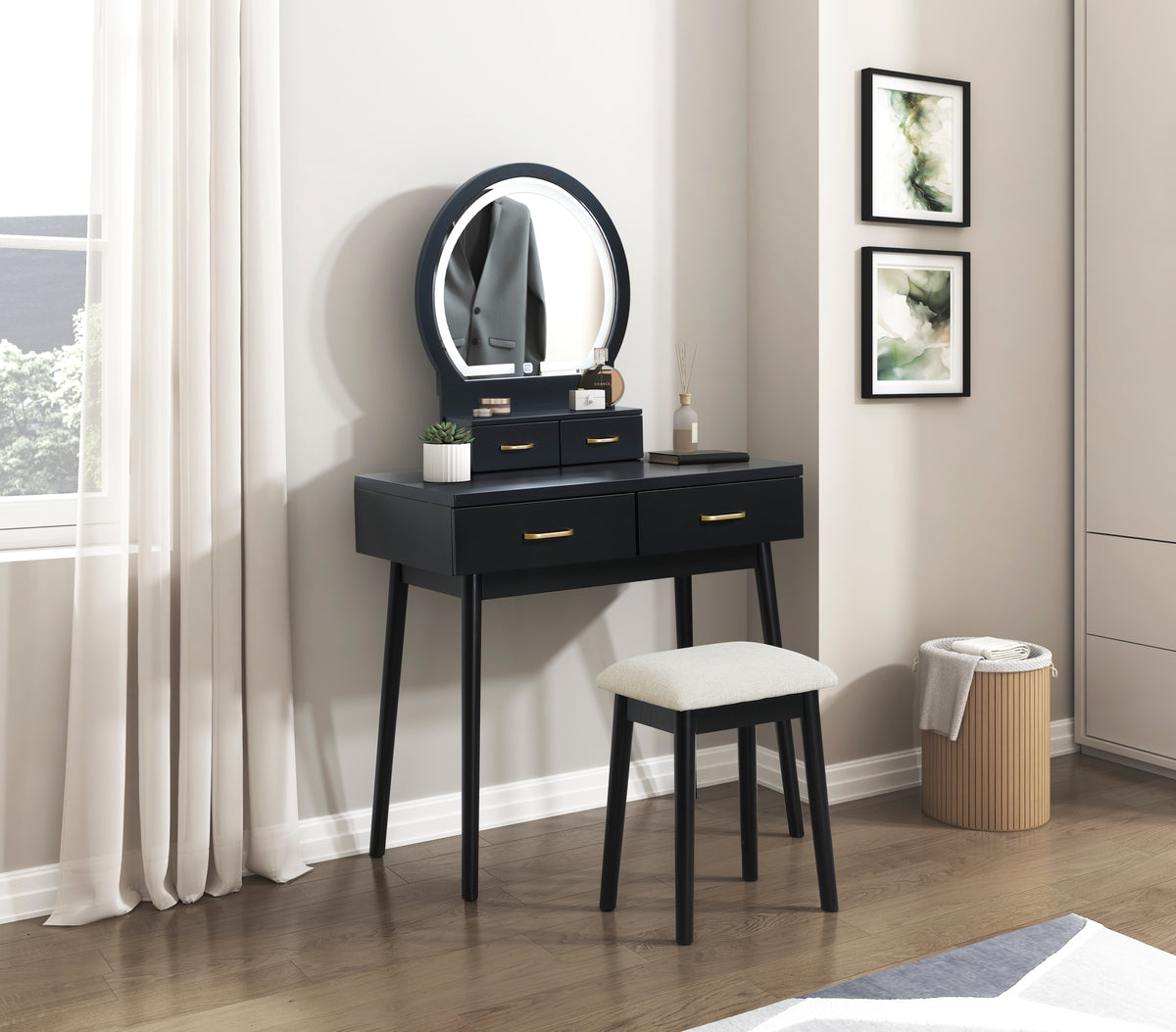 Dressing Table with Mirror