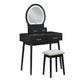 Camilla Collection Dressing Table with Mirror