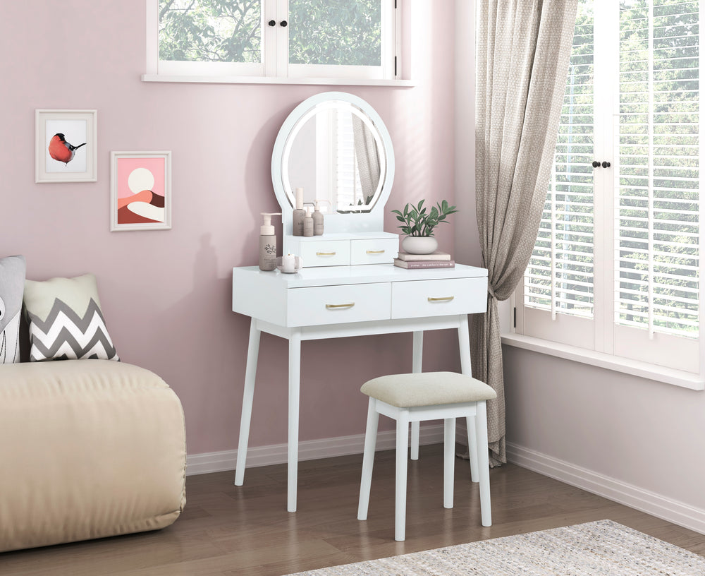 Dressing Table with Mirror