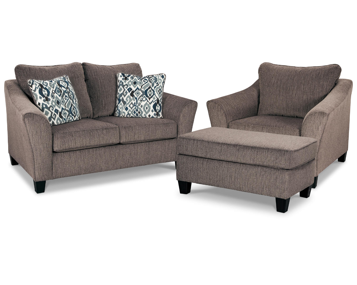 Nemoli Loveseat, Chair, and Ottoman
