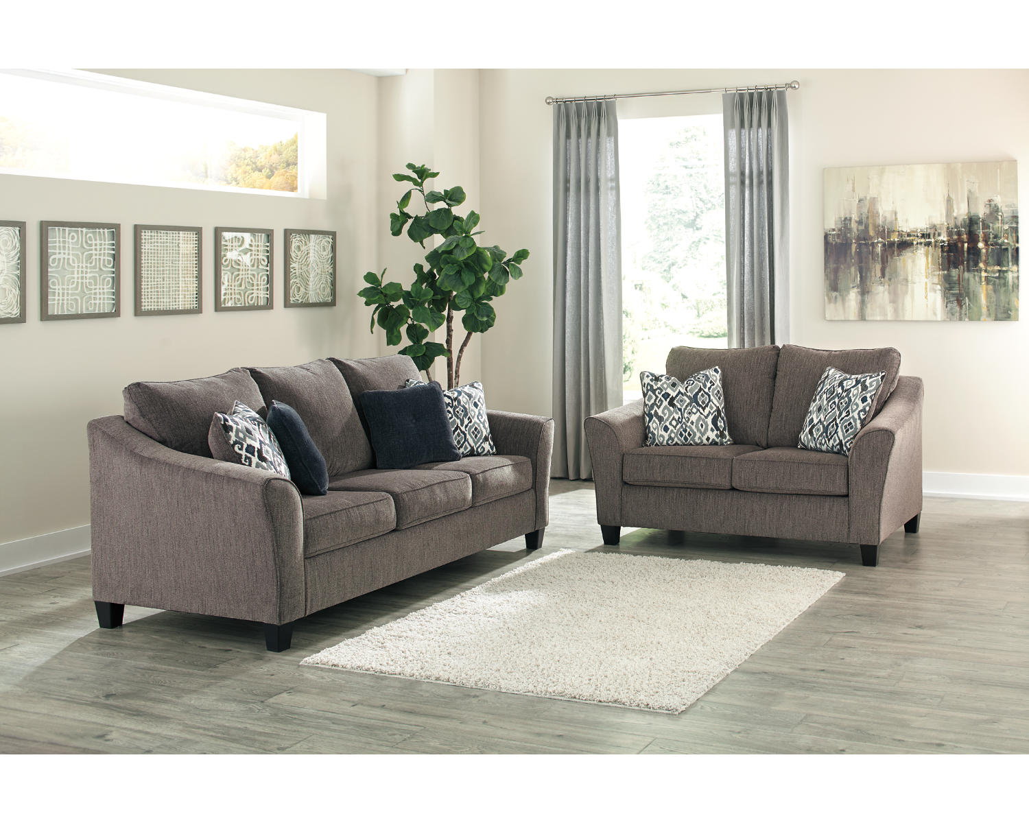 Nemoli Sofa and Loveseat