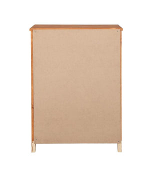 Cómoda de dormitorio Wrangle Hill de 4 cajones en color ámbar lavado