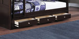 Jasper Twin - Almacenamiento debajo de la cama, color capuchino