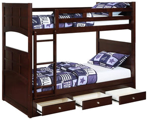 Jasper Twin - Almacenamiento debajo de la cama, color capuchino