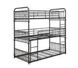 Litera triple Navarino Twin Bronce oscuro
