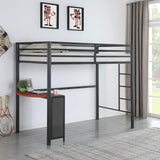 Cama alta Fisher Twin Workstation color bronce