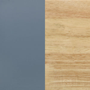Litera Frankie Wood Twin sobre Twin Azul y Natural