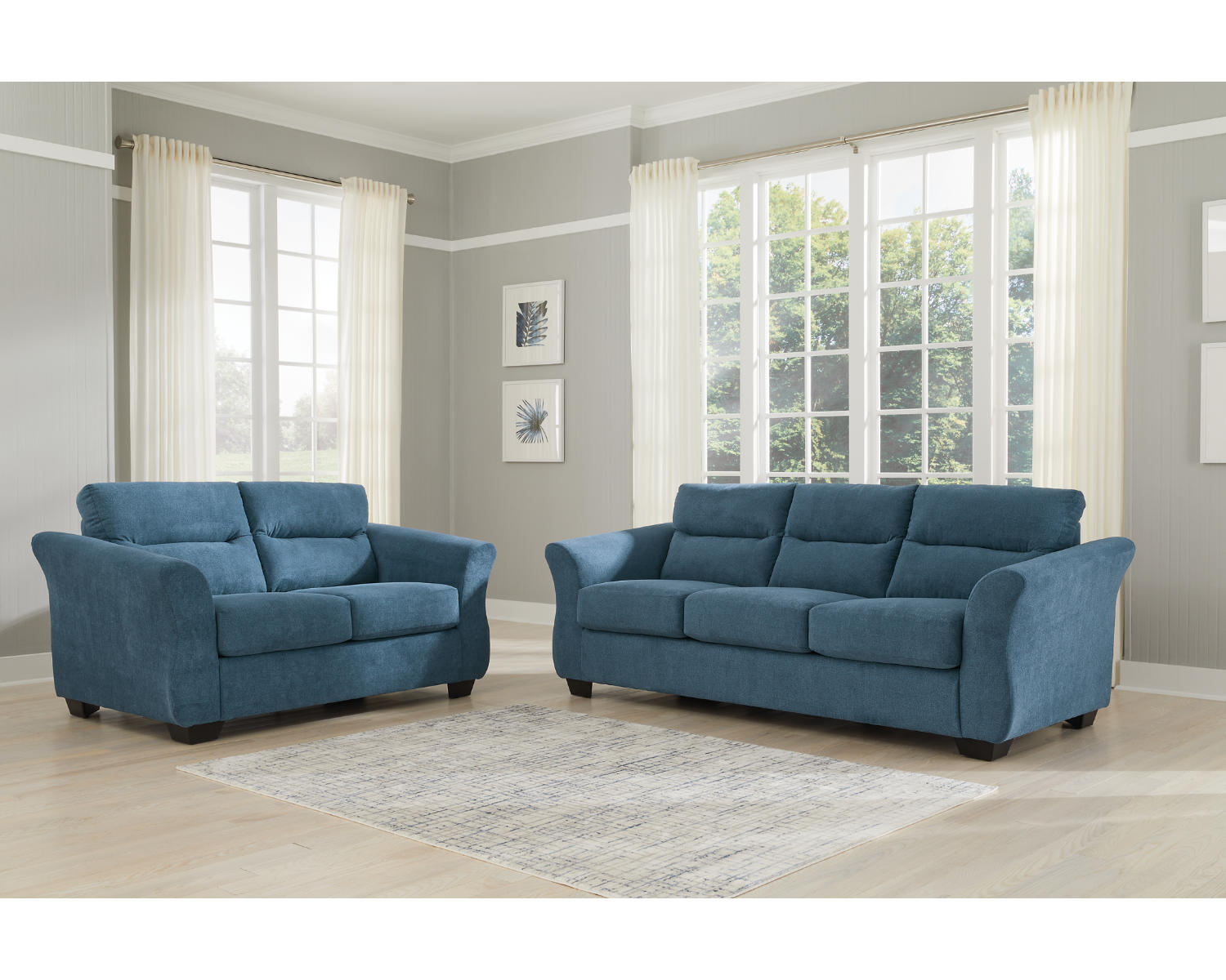 Miravel Sofa and Loveseat