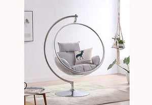 Lia Acrylic Swing Accent Chair