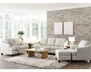 Sofá cama tamaño queen Genoa, loveseat, sillón extragrande y otomana