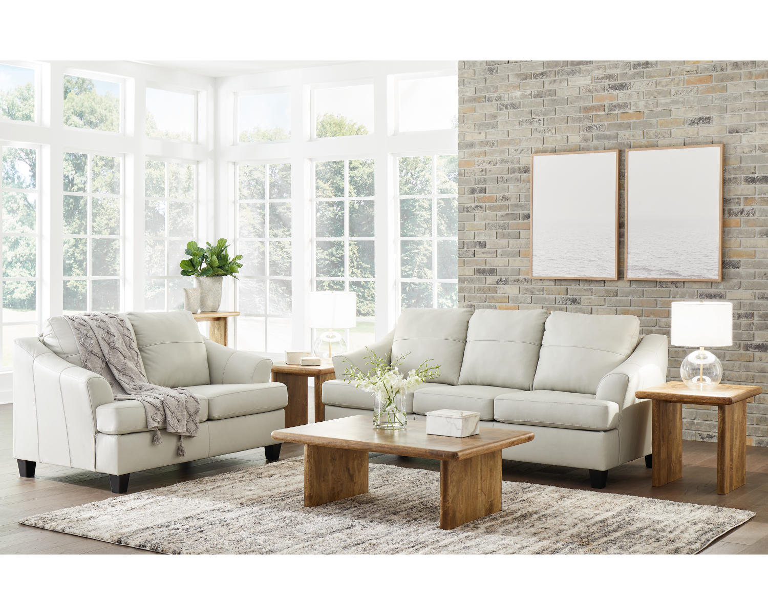 Genoa Sofa and Loveseat