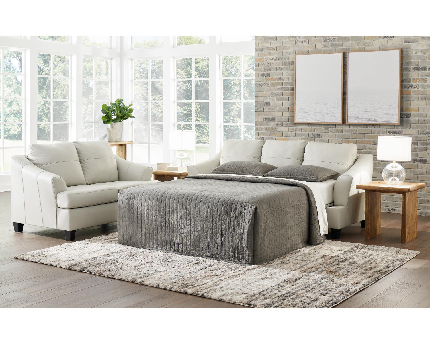Genoa Queen Sofa Sleeper and Loveseat