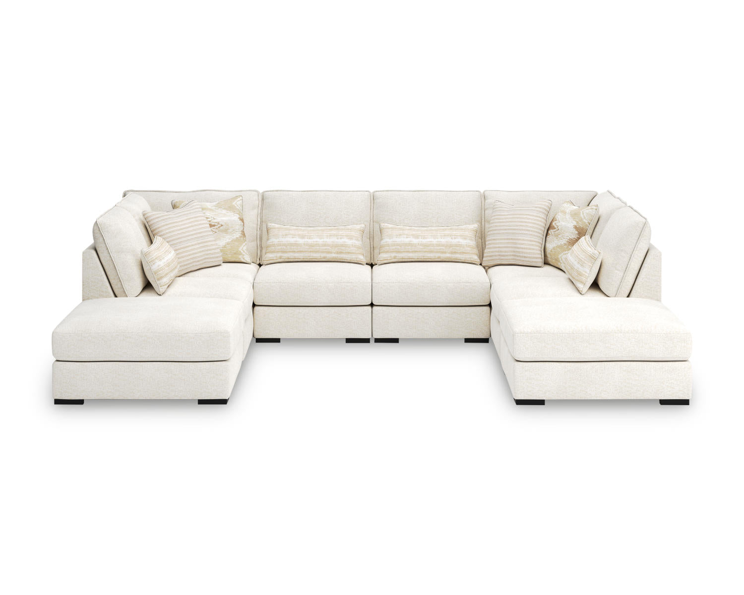 Donelson Creek 6-Piece Sectional and Ottoman