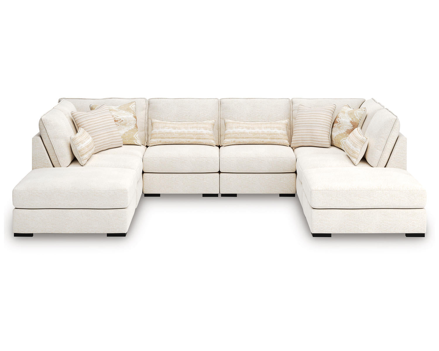 Donelson Creek 6-Piece Sectional and Ottoman