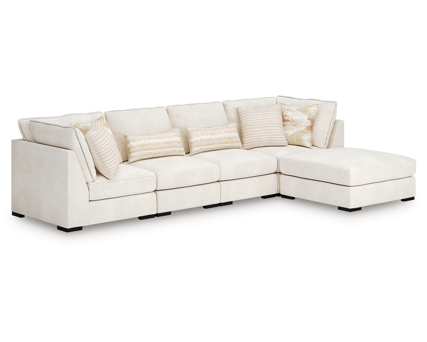 Donelson Creek 4-Piece Sectional and Ottoman