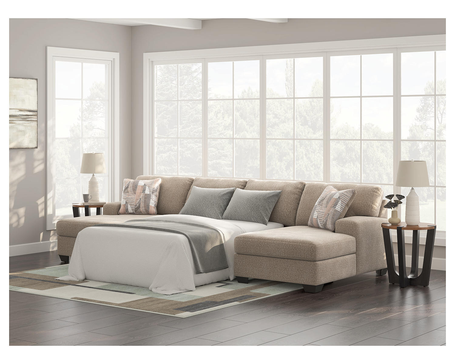 Seyler Lane 3-Piece Sectional with Double Chaise