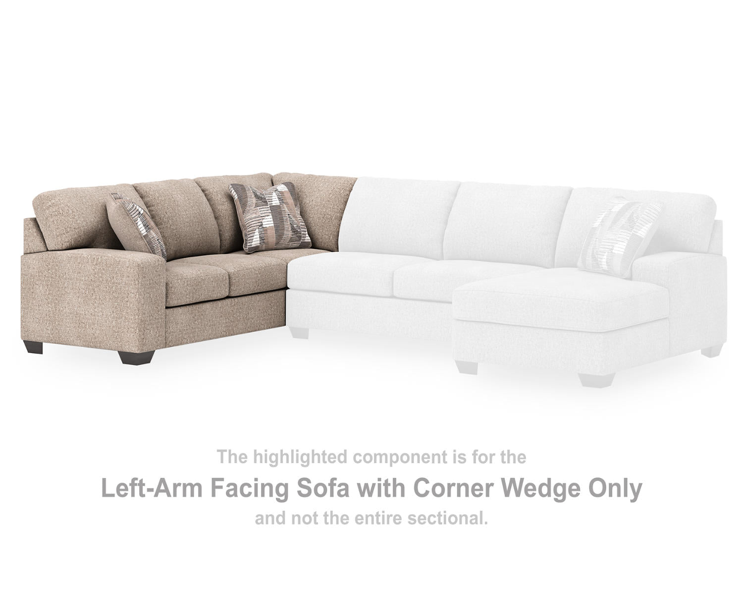 Seyler Lane Left-Arm Facing Sofa with Corner Wedge