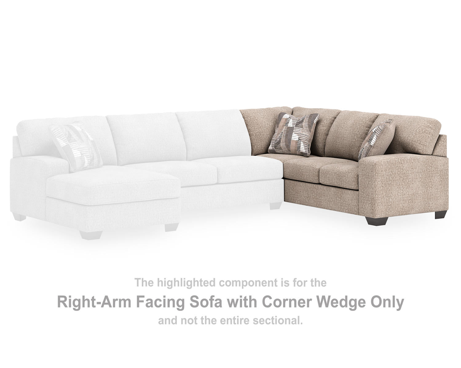 Seyler Lane Right-Arm Facing Sofa with Corner Wedge