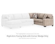 Seyler Lane Right-Arm Facing Sofa with Corner Wedge