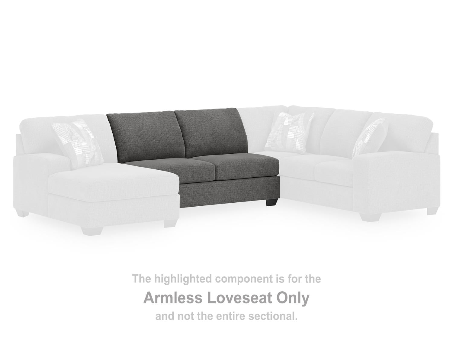Seyler Lane Armless Loveseat