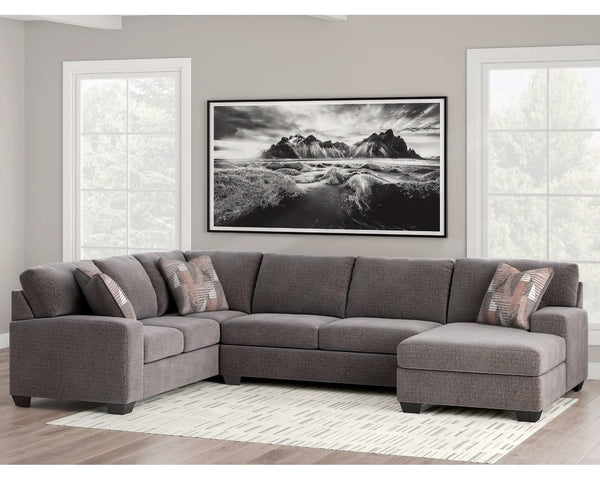 Seccional de 3 piezas con chaise longue Seyler Lane