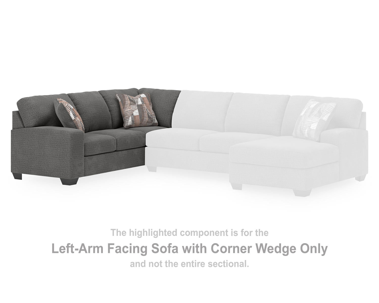 Seyler Lane Left-Arm Facing Sofa with Corner Wedge