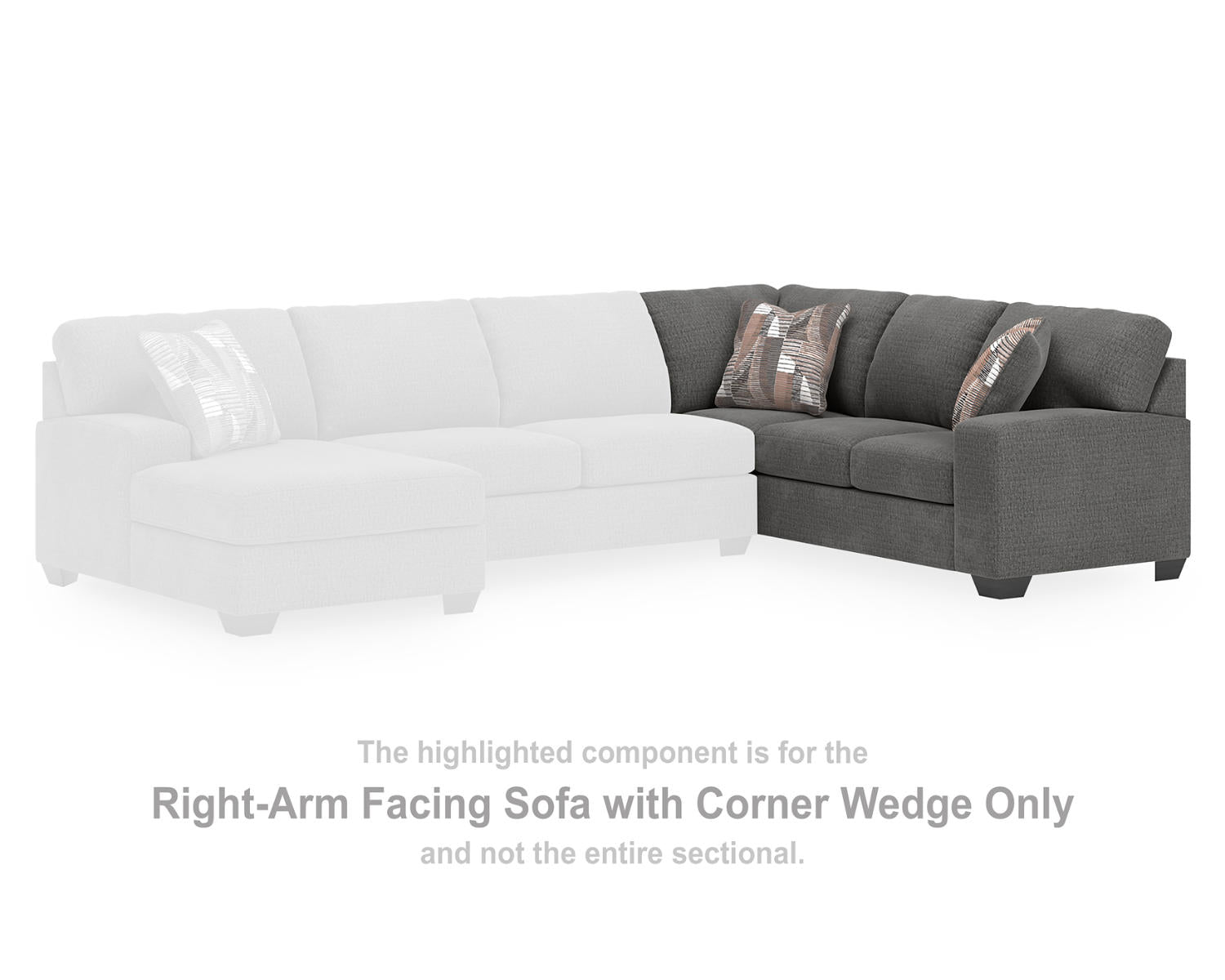 Seyler Lane Right-Arm Facing Sofa with Corner Wedge