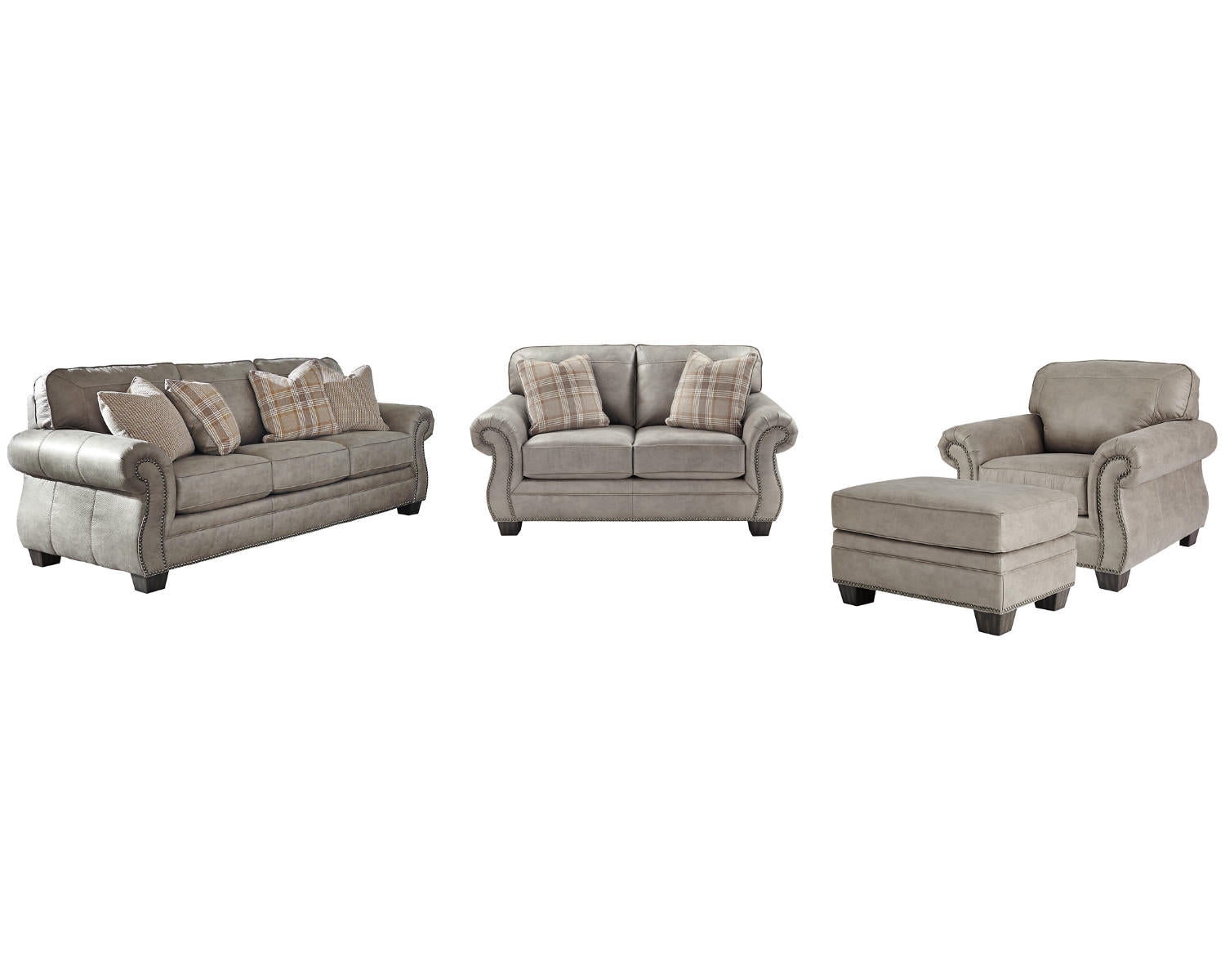 Olsberg Sofa Sleeper, Loveseat, Chair, and Ottoman