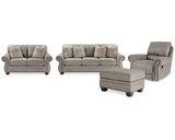 Sofá, loveseat, sillón reclinable y otomana Olsberg