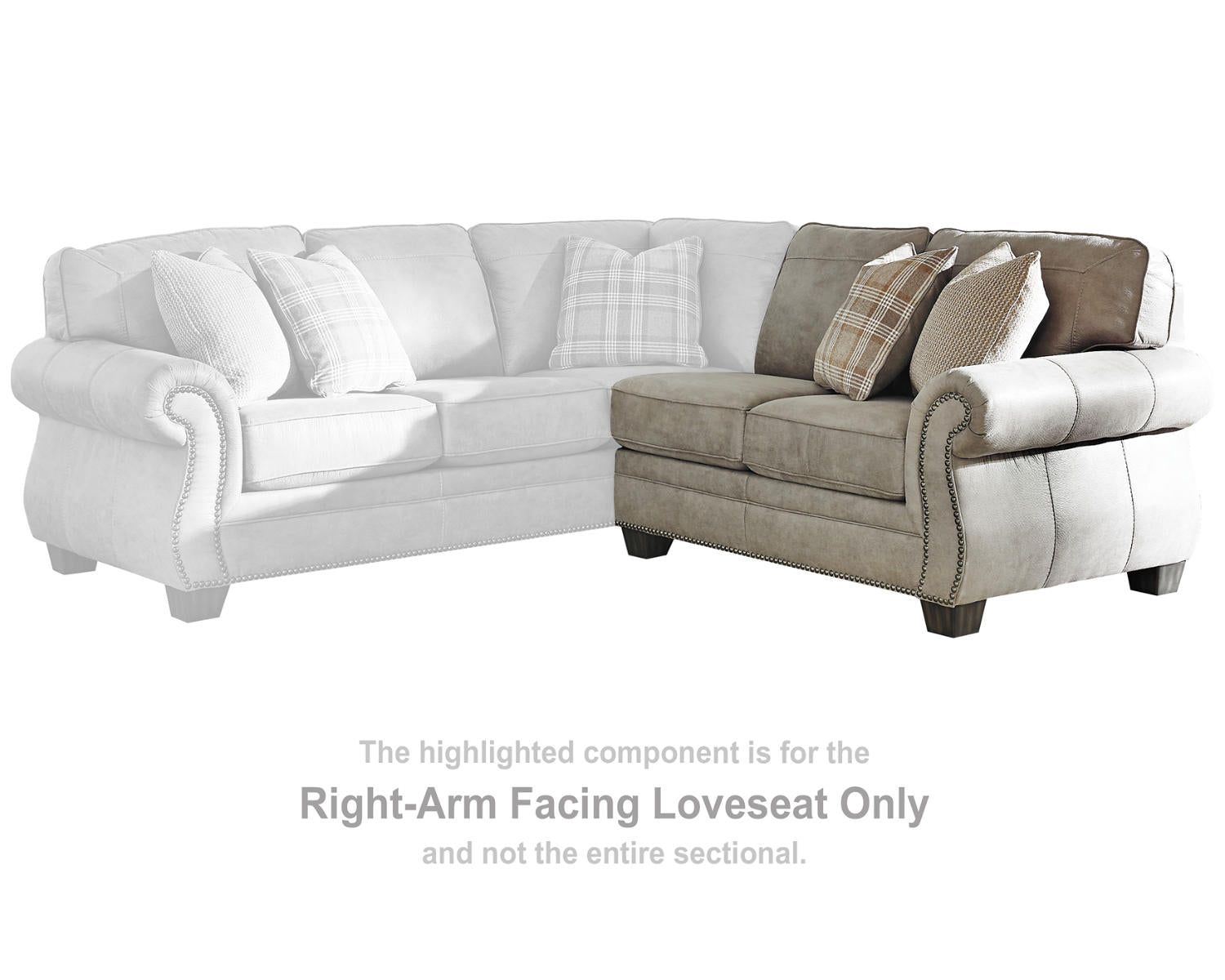 Olsberg Right-Arm Facing Loveseat