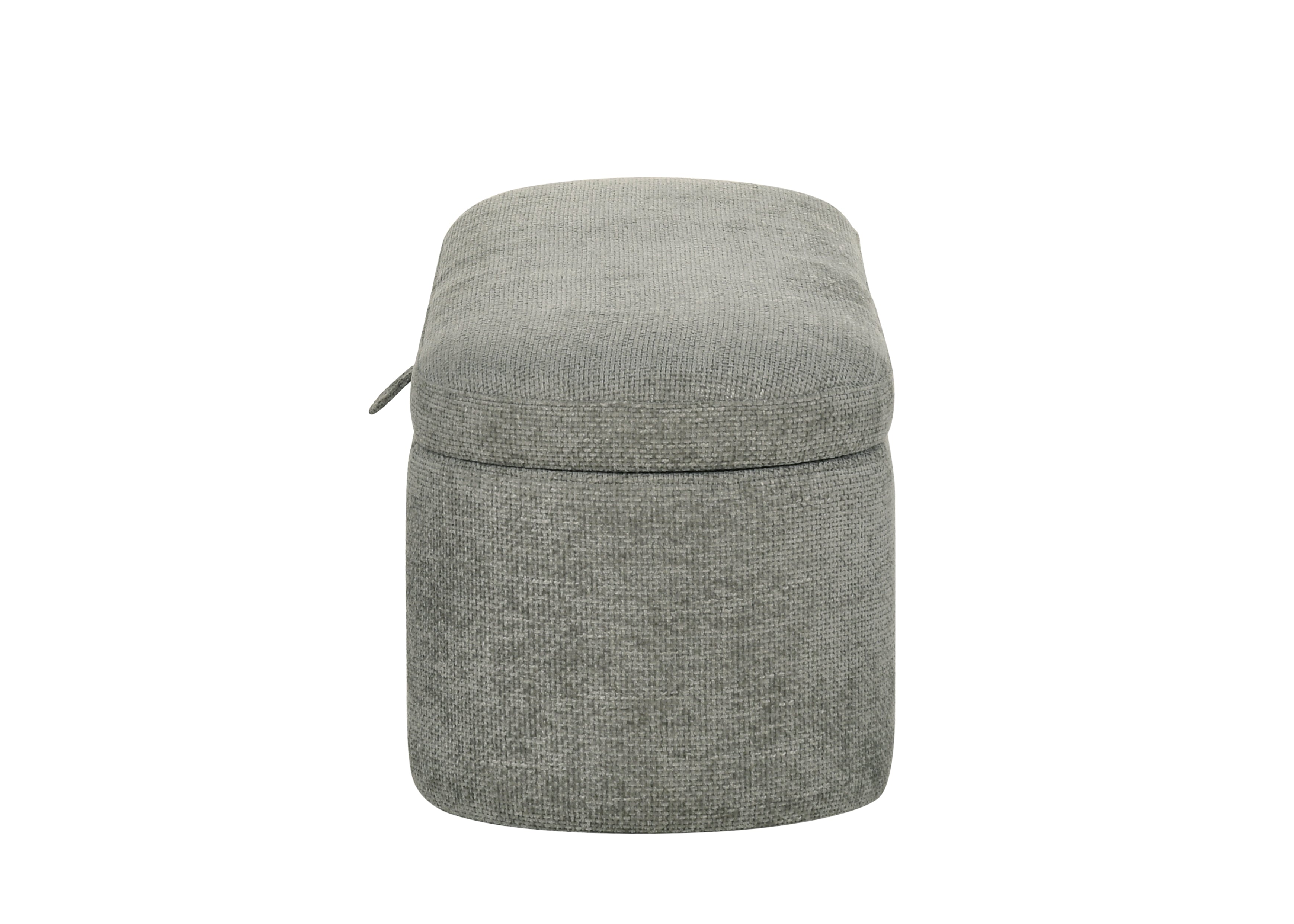 4924LG-BENCH PHILIPA STORAGE BENCH- L.GREY TWEED