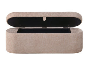 4924MV-BENCH PHILIPA STORAGE BENCH- MAUVE TWEED