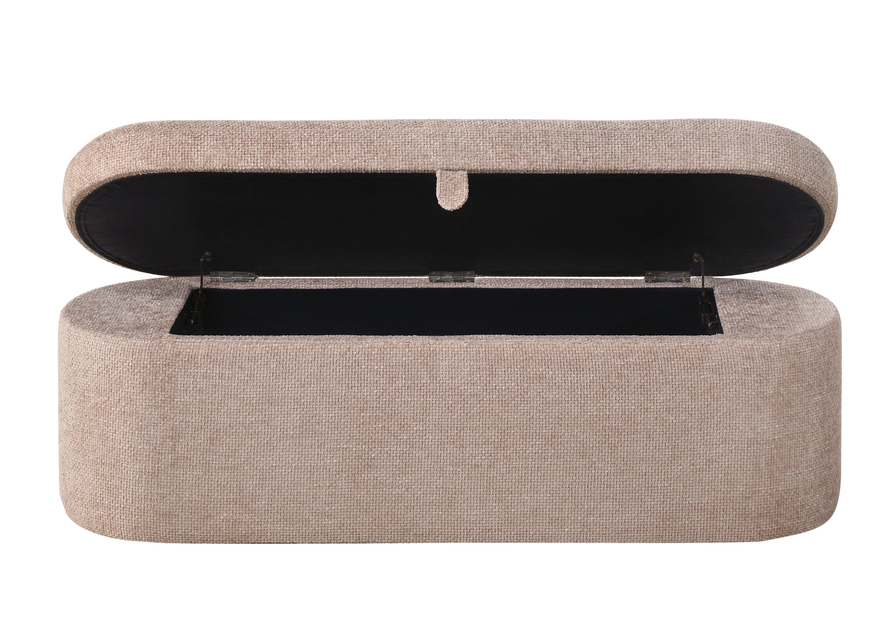 4924MV-BENCH PHILIPA STORAGE BENCH- MAUVE TWEED
