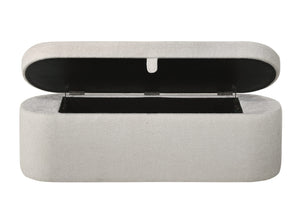 4924OT-BENCH PHILIPA STORAGE BENCH-OATMEAL TWEED