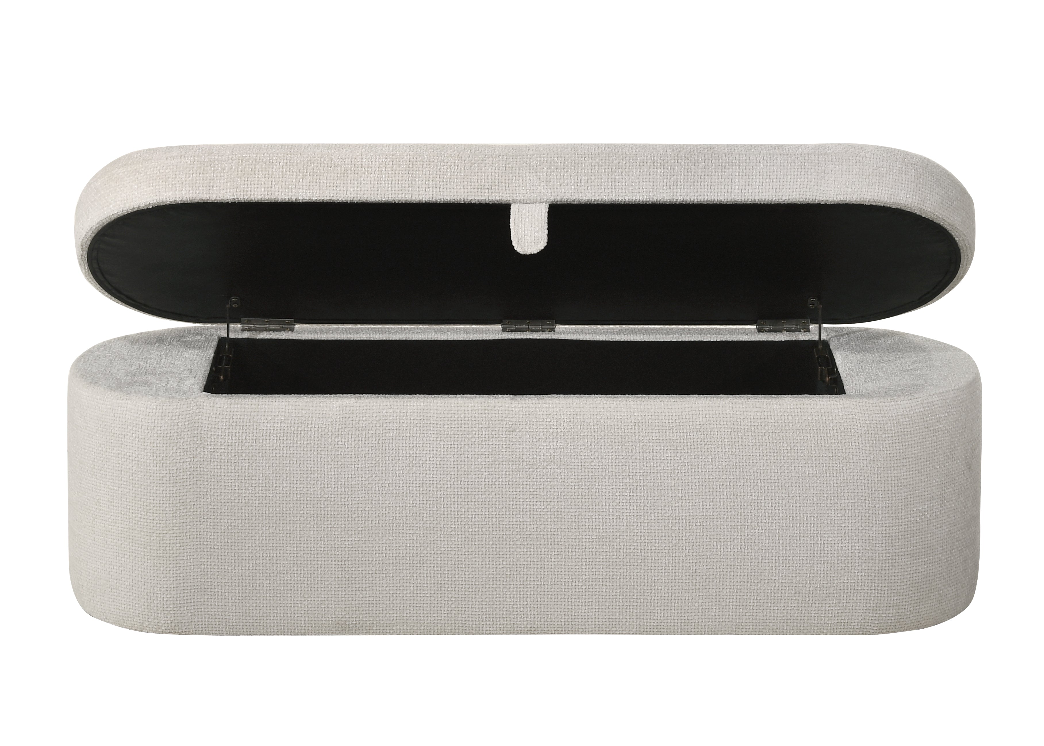 4924OT-BENCH PHILIPA STORAGE BENCH-OATMEAL TWEED