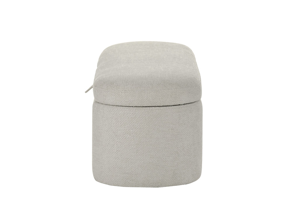 4924OT-BENCH PHILIPA STORAGE BENCH-OATMEAL TWEED