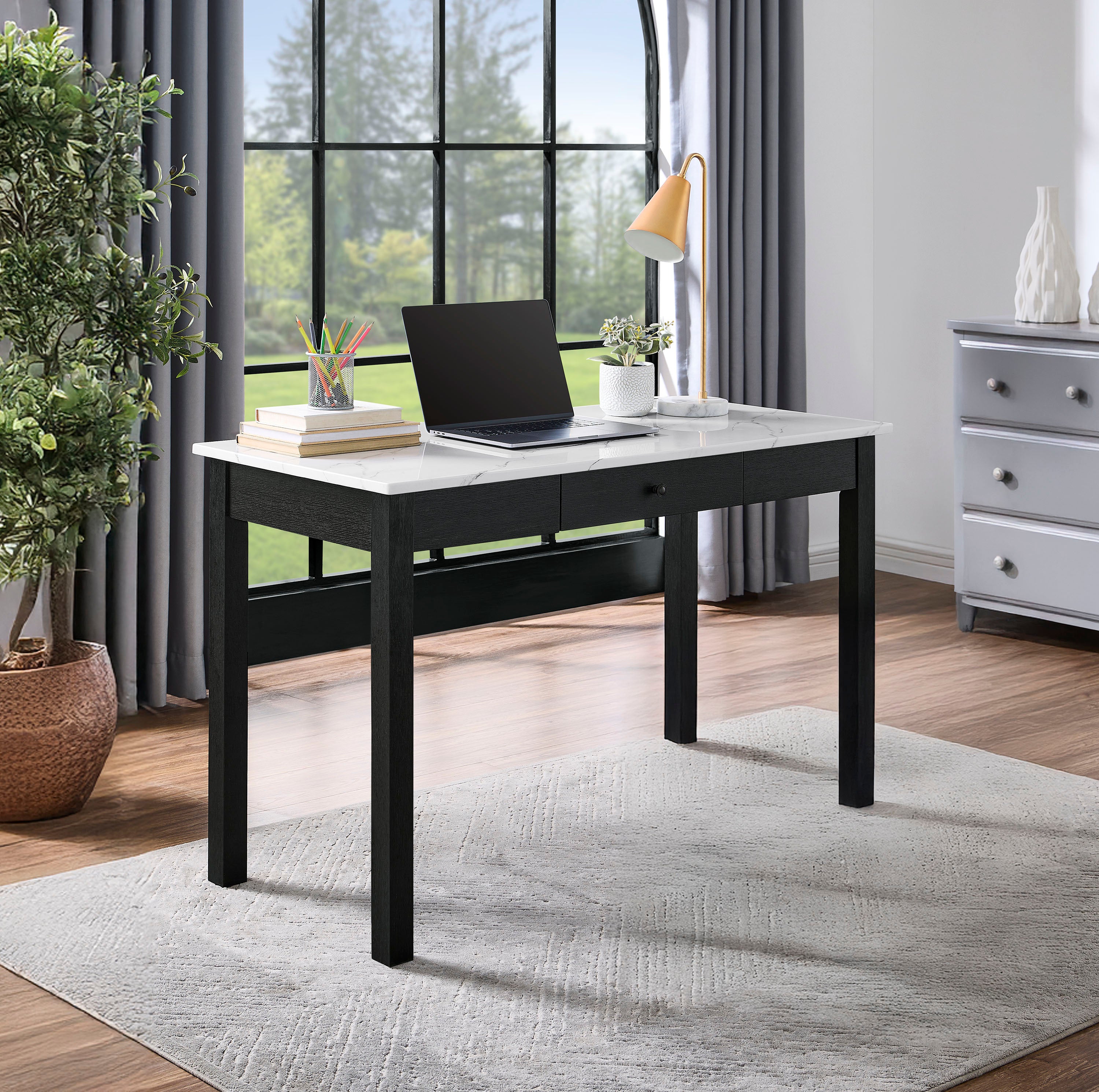 4950 RYLEE FAUX MARBLE DESK