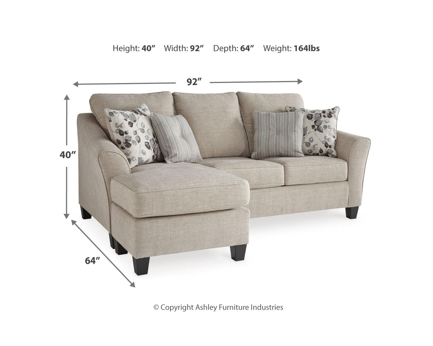Abney Sofa Chaise Sleeper