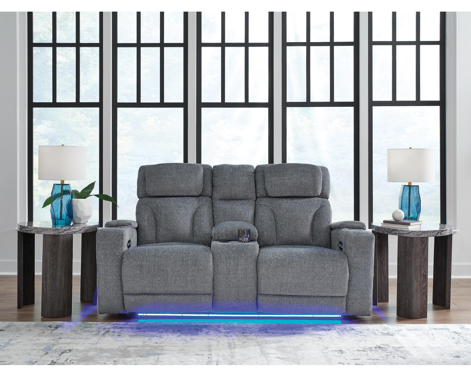 Studio Cave Power Reclining Loveseat with Console