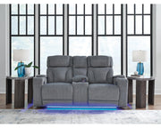 Studio Cave Power Reclining Loveseat with Console