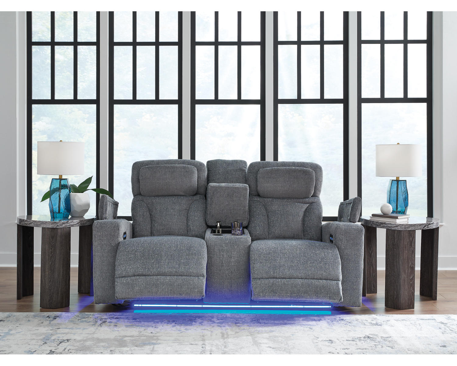 Studio Cave Power Reclining Loveseat with Console