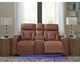 Loveseat eléctrico reclinable Clean-Slate con consola