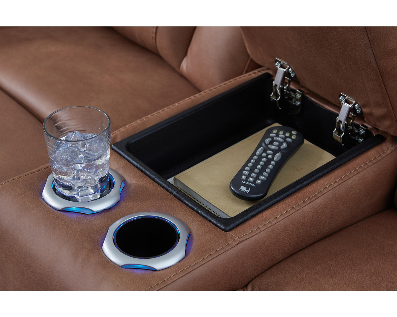 Clean-Slate Power Reclining Loveseat with Console