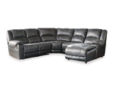 Nantahala 5-Piece Reclining Sectional with Chaise