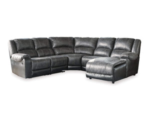 Nantahala 5-Piece Reclining Sectional with Chaise