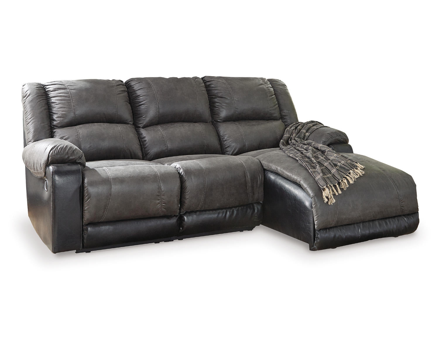 Nantahala 3-Piece Reclining Sectional with Chaise