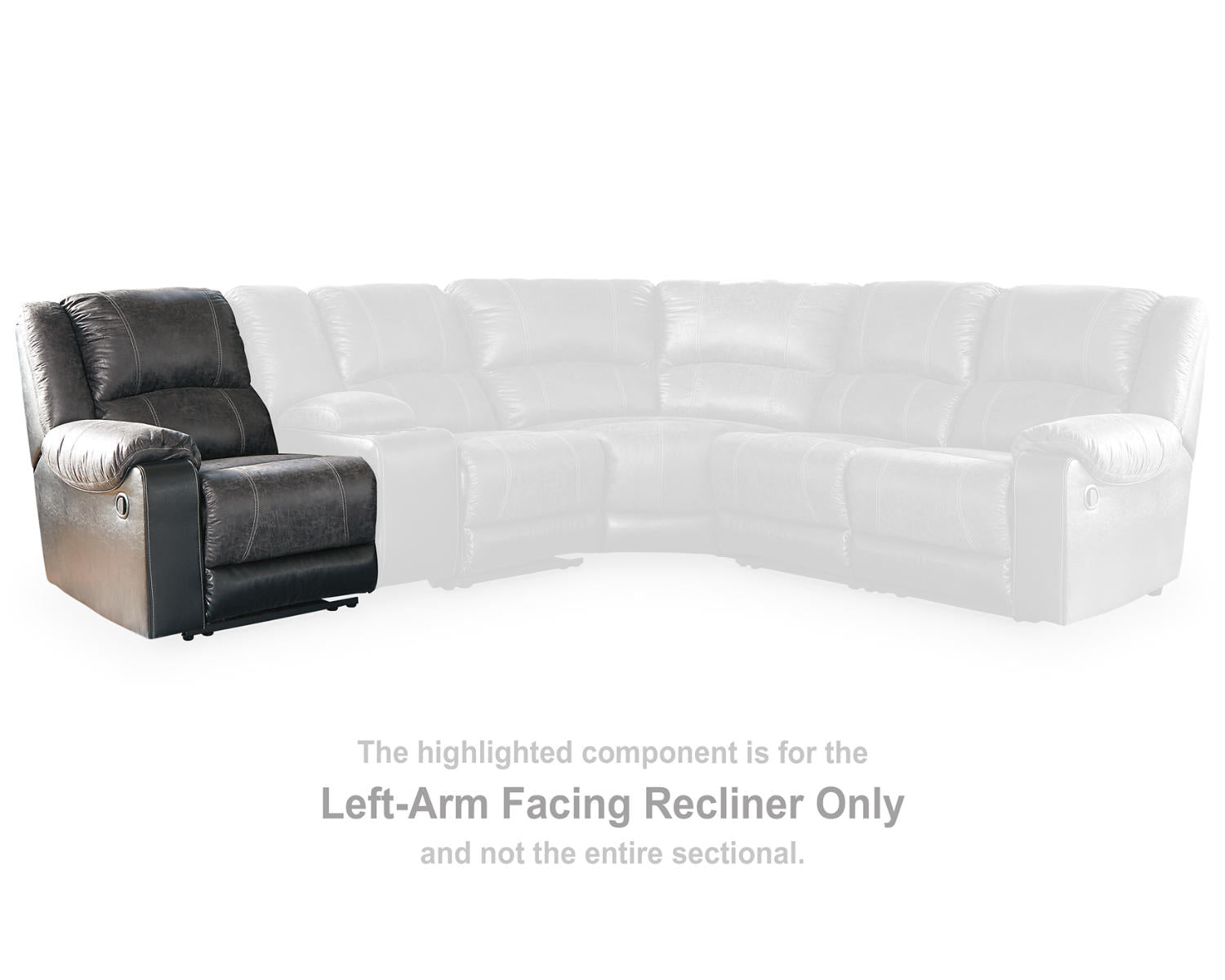 Nantahala Left-Arm Facing Recliner