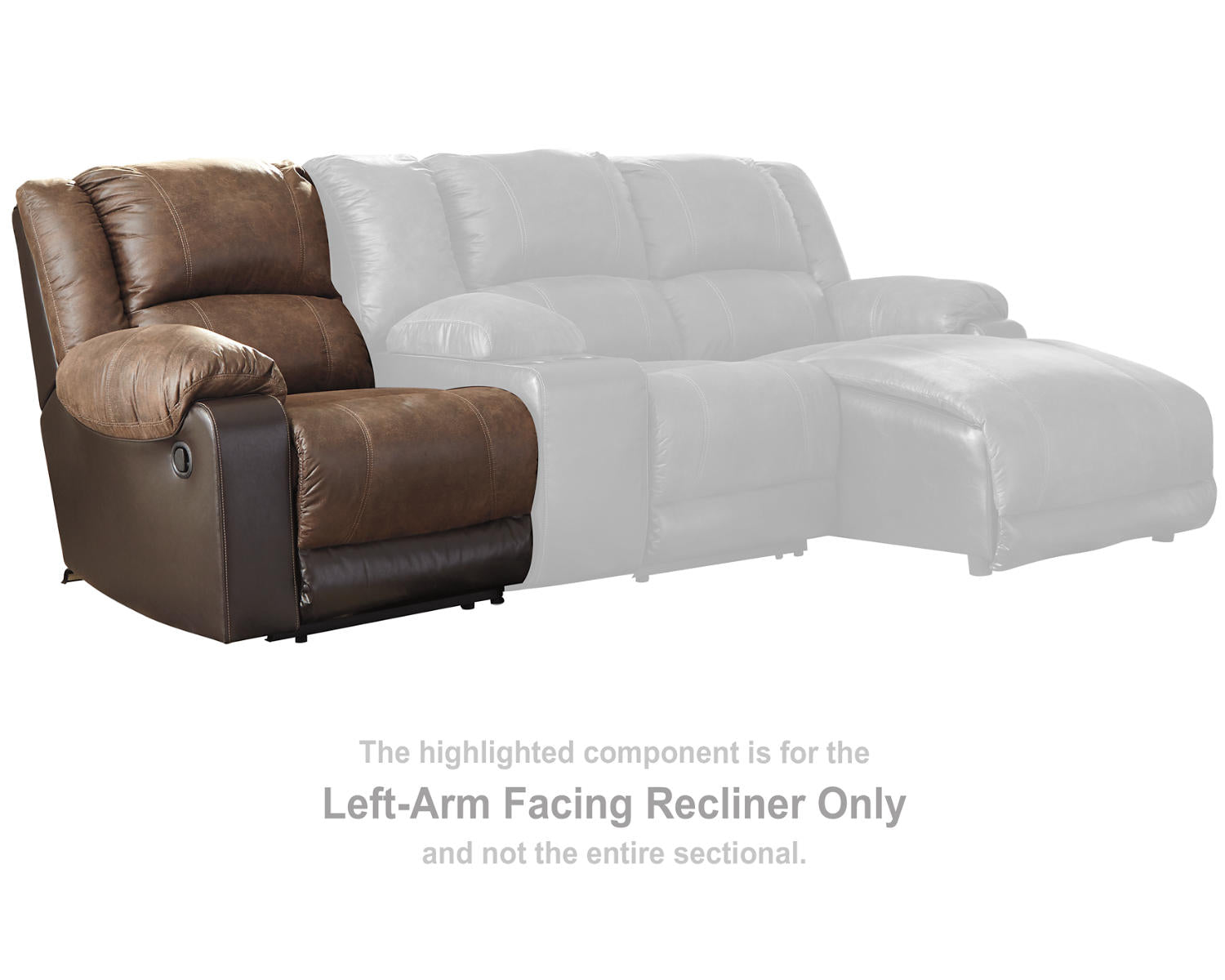 Nantahala Left-Arm Facing Recliner